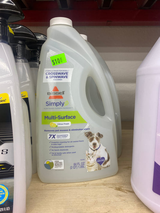 Bissell Simply Multi-Surface Floor Cleaner - Citrus Fresh, 64 fl oz