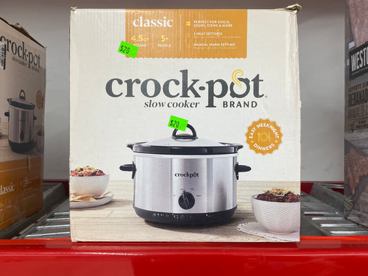 Crock-Pot 4.5-Quart Classic Slow Cooker