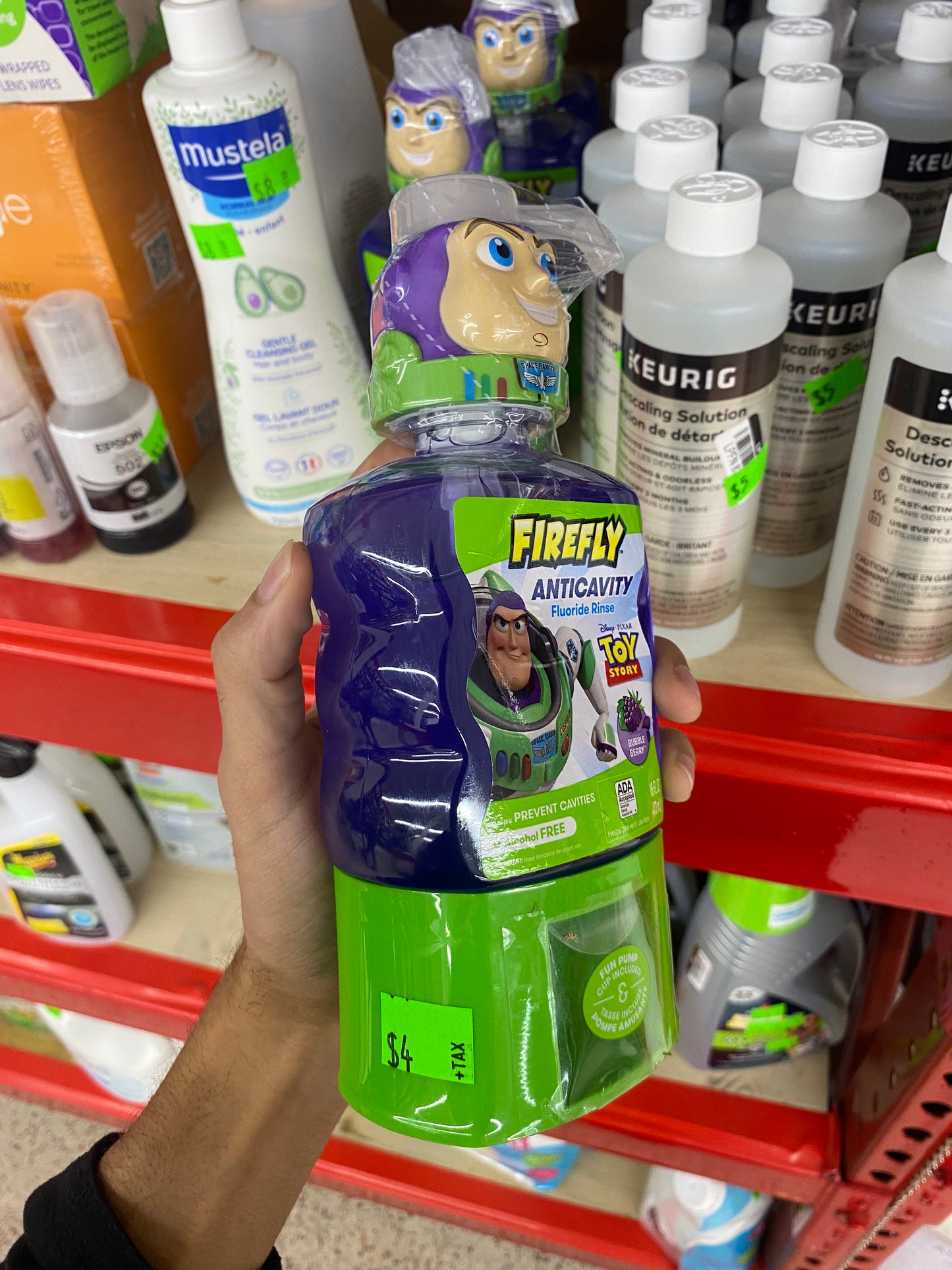 Buzz Lightyear Firefly Anticavity Fluoride Rinse