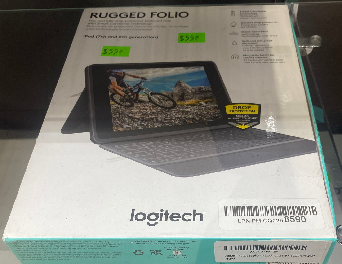 Logitech Rugged Folio Keyboard Case for iPad