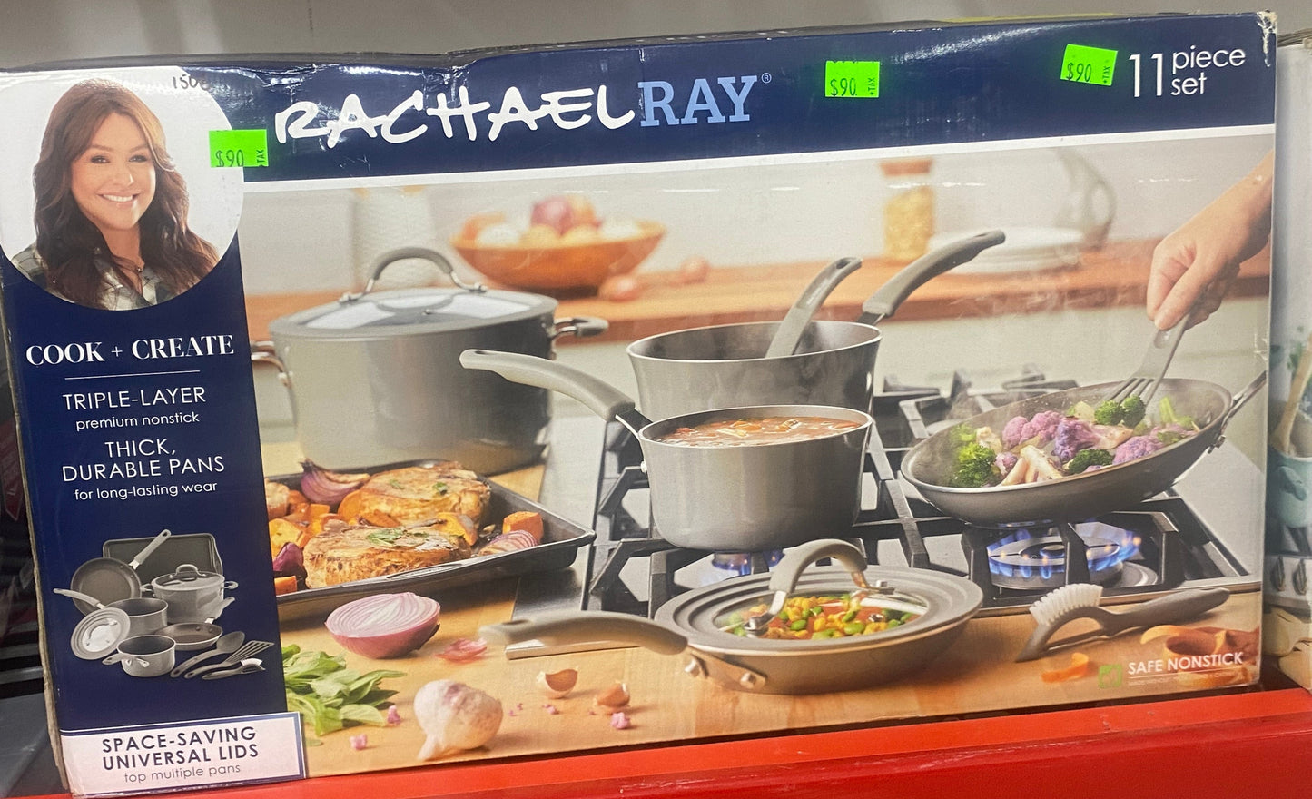 Rachael Ray Cook Create 11 Piece Nonstick Cookware Set