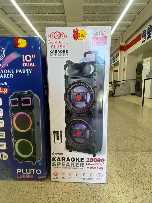 Sound Beauty Slush Karaoke Speaker MW-S345 - 10,000 Watt