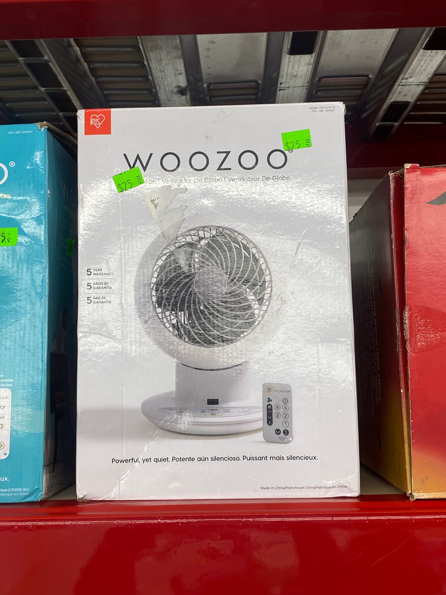 Woozoo Ventilator Globe Fan with Remote