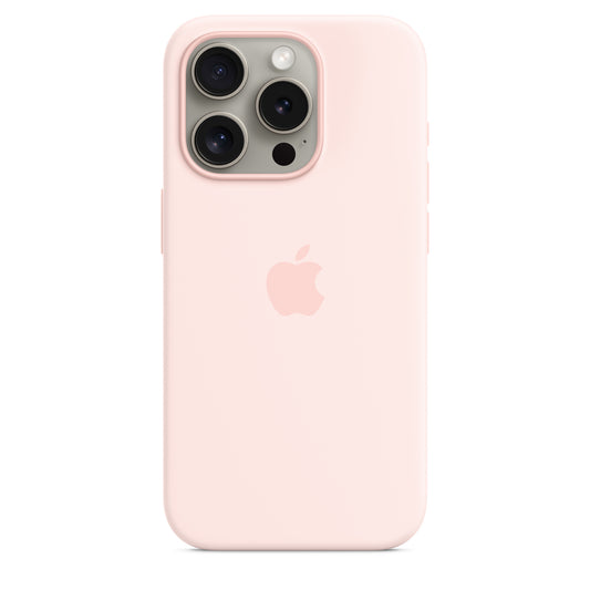 iPhone 15 Pro Pink Silicone Case